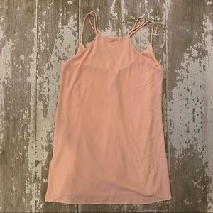 Peach slip dress